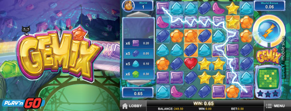 Gemix Mobile Slot Game