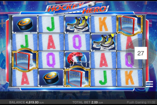 Hockey Hero Mobile Slot Game
