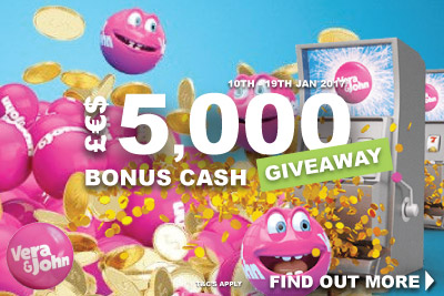 Win Your Share of £€$5,000 At Vera John Mobile Casino
