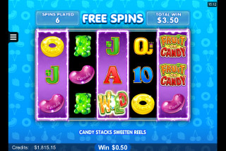 Fruit vs Candy Mobile Slot Candy Free Spins