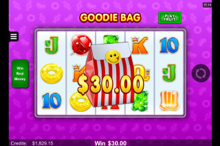 Fruit vs Candy Mobile Slot Goodie Bag Bonus