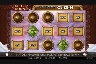 Hall of Gods Mobile Slot Bonus Game