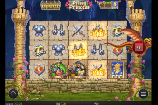 Prissy Princess Mobile Slot Fire Wild Bonus