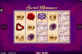 Secret Romance Mobile Slot Scatters