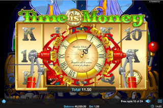 Time Is Money Mobile Slot Free Spins Multiplier