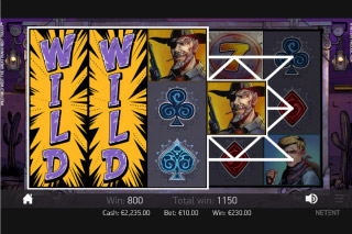 Wild Wild West Mobile Slot Reels