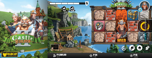 Rabcat Castle Builder 2 Mobile Slot Preview