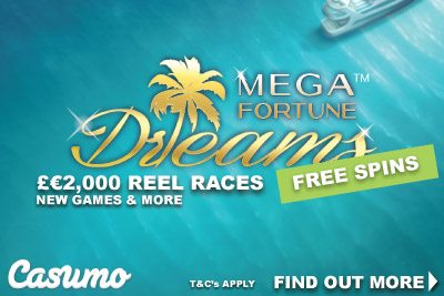 Get Your Mega Fortune Dreams Free Spins