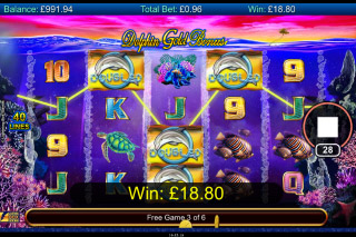 Dolphin Gold Stellar Jackpots Mobile Slot Free Spins