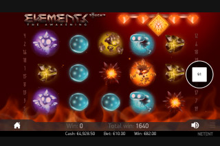 Elements Mobile Slot Bonus Feature