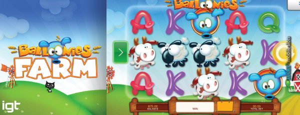 IGT Balloonies Farm Mobile Slot Machine