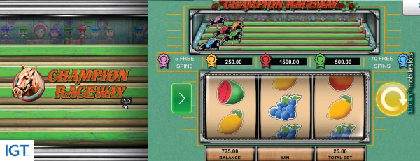 IGT Champion Raceway Mobile Slot