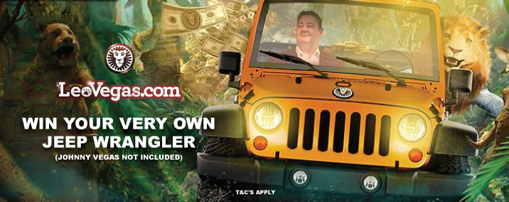 Win A Jeep Wrangler At LeoVegas