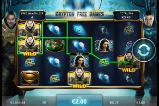 Man of Steel Mobile Slot Kryptonian Bonus