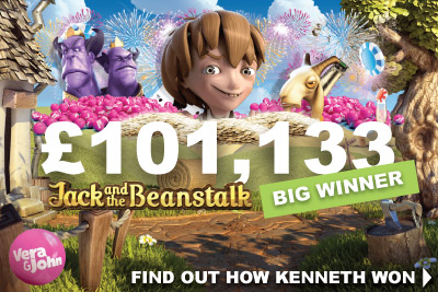 Over £100K Jack And The Beanstalk Slot Big Winner