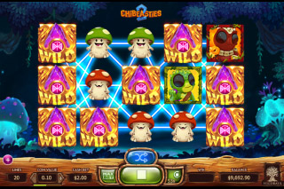 Chibeasties 2 Mobile Slot Spreading Wilds Combo