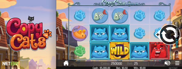 Copy Cats Touch Slot Main Game