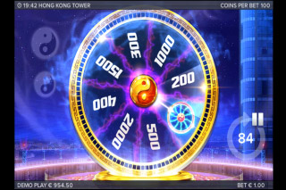 Hong Kong Tower Mobile Slot Bonus Wheel