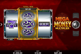 Mega Money Multiplier Mobile Slot Game Win