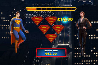 Superman II Mobile Slot Bonus Feature