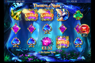 Theatre Of Night Mobile Slot Wild Bonus Win