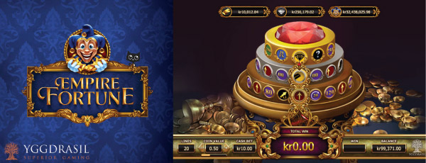Yggdrasil Empire Fortune Mobile Slot Jackpot Bonus Game