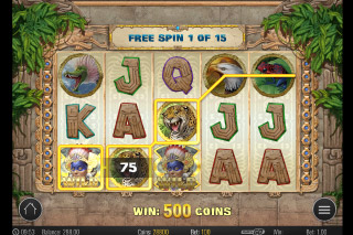 Aztec Warrior Princess Mobile Slot Free Spins