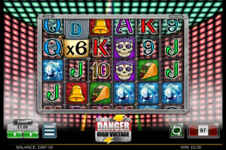 Danger High Voltage Mobile Slot Machine