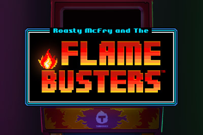 Thunderkick Flame Busters Mobile Slot Logo