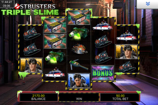 Ghostbusters Triple Slime Mobile Slot Game