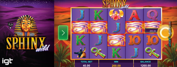 IGT Sphinx Wild Slot On Mobile