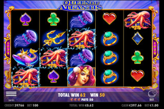 Queen of Atlantis Mobile Slot Super Spins