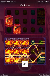 Dragon Sisters Mobile Slot Wild Win