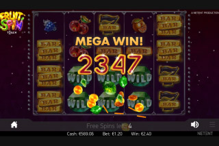 Fruit Spin Mobile Slot Mega Win