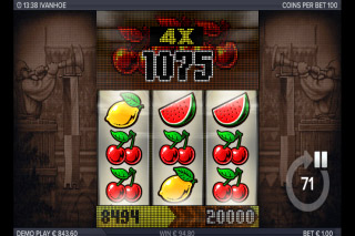 Ivanhoe Mobile Slot Bonus