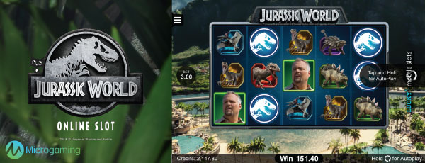 Mobile Jurassic World Slot Game