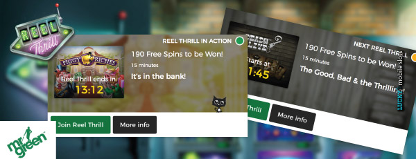 Mr Green Casino Reel Thrill Slot Tournaments