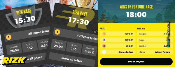 Rizk <strong>Casino</strong> Rizk Races Every 30 Minutes
