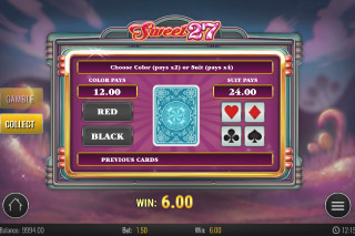 Sweet 27 Mobile Slot Gamble Feature