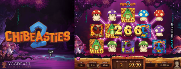 Yggdrasil Chibeasties 2 Mobile Slot Game