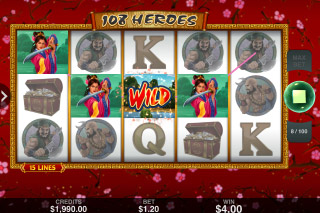 108 Heroes Mobile Slot Win