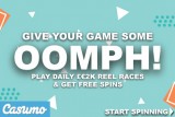 UK Casumo Advert, Free Spins & Reel Races