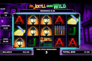 Dr Jekyll Goes Wild Mobile Slot Free Spins Bonus