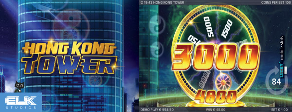 Elk Hong Kong Tower Mobile Slot Bonus Game