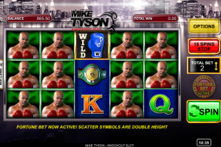 Mike Tyson Knockout Mobile Slot Bonus Big Win