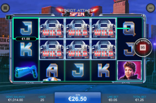 Robocop Mobile Slot Bonus Robot Attack