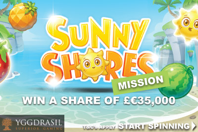 Win Real Money In The Yggdrasil Sunny Shores Slot Mission