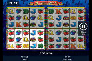 4 Reel Kings Mobile Slot Win