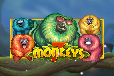 7 Monkeys Mobile Slot Logo