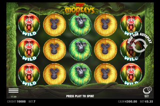 7 Monkeys Mobile Slot Machine
